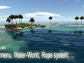 Devlog #3 - Main menu, Water-World, Rope system ...