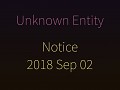 Notice - 2018 September 02 - Hiatus
