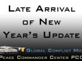 Late Arrival of New Year's Update