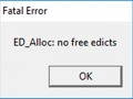 Fixing ED_alloc: No free edicts