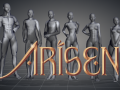 The main characters of ARISEN, step by step