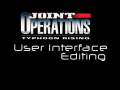 Joint Operations User Interface Editing