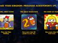 The first part of the achievements!