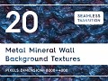 20 Metal Mineral Wall Background Textures