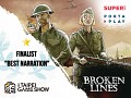 Broken Lines is a finalist in the Taipei Game Show 2021 Indie Game Award for Best Narration!