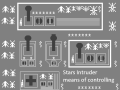 Stars Intruder - Arcade cabinet and joystics art