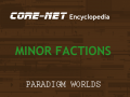 PARADIGM WORLDS: Minor Factions - Encyclopedia