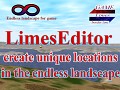 LimesEditor for endless landscape. Game Limes: border line