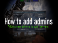 Tutorial - How to add admins