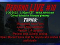 Perisno LIVE #10 this Sunday