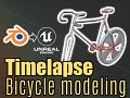 Modeling Bicycle for a game | Timelapsed Video