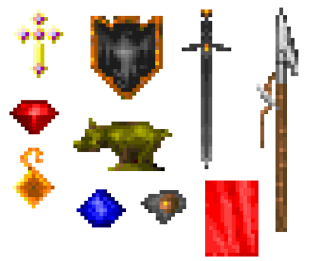The Golden Parrrot Against All Flags - Items and Artifacts