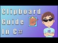 How to Read and Write to the clipboard in C#