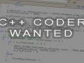 C++ Coder WANTED AND NEEDED