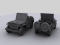 Renders of the new allied willy jeep model