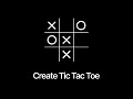 Make A Simple Tic Tac Toe Game