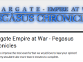 Stargate Empire at War - Pegasus Chronicles Survey 2024