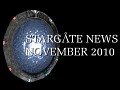 November 2010 Stargate News Recap