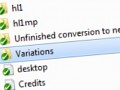 How to use the variations folder...