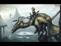 Timelapsed dragon rider art tutorial