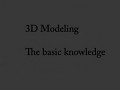 Basics of 3D Modeling