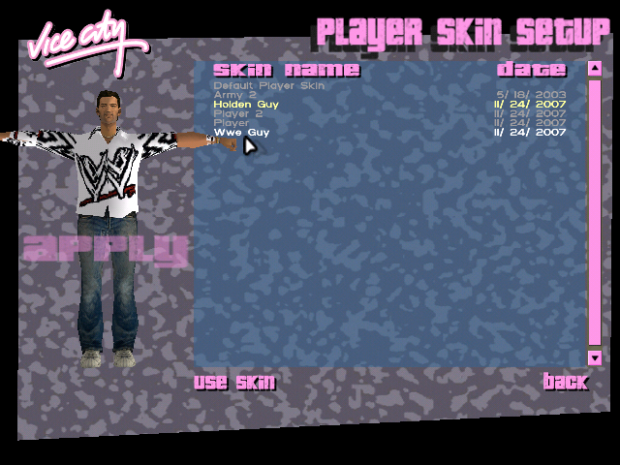 GTA Vice City Skin pack