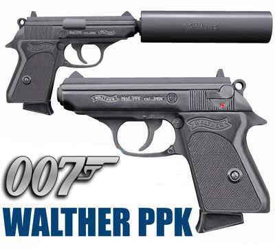 Walther PPK + Silencer