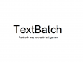 TextBatch Engine v0.0.1