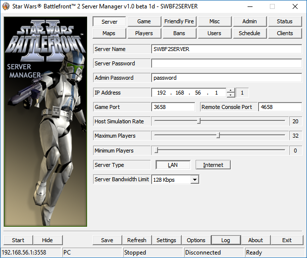 Star Wars: Battlefront 2 Dedicated Server V1.0