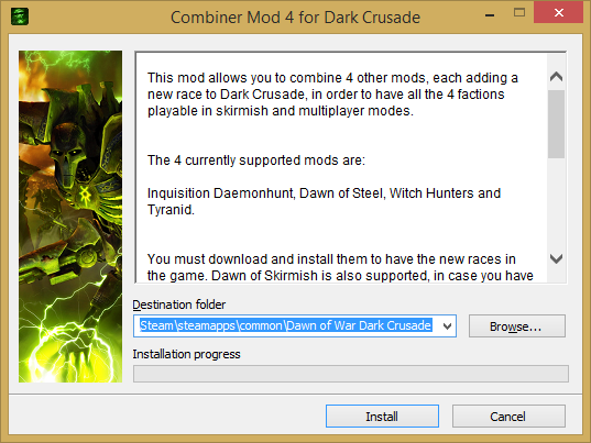 Combiner Mod 04 for Dark Crusade