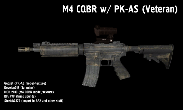 M4 CQBR w/ PK-AS scope