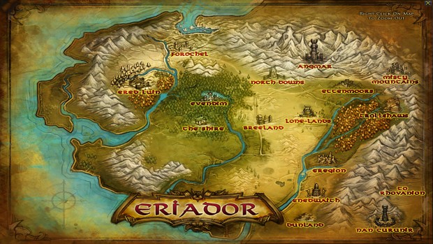 Open-world Eriador map v1.3
