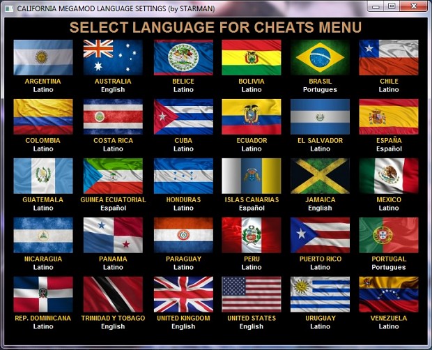 Language Selection Tool for Cheats-Menu