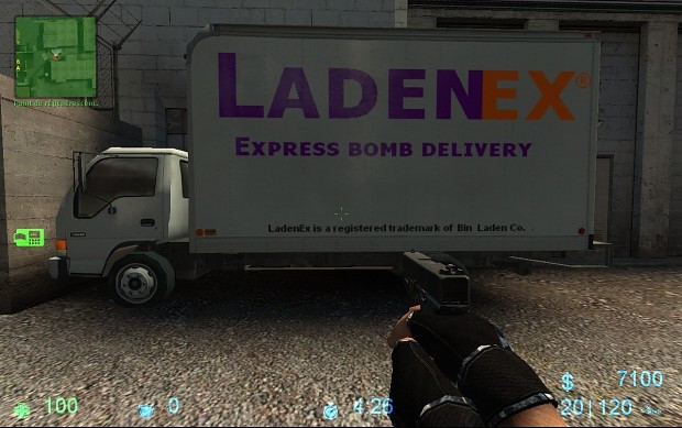 LadenEx de_nuke truck