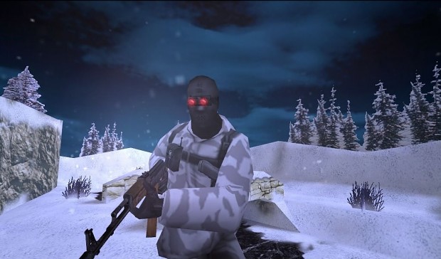 Arctic with mask and nightvision