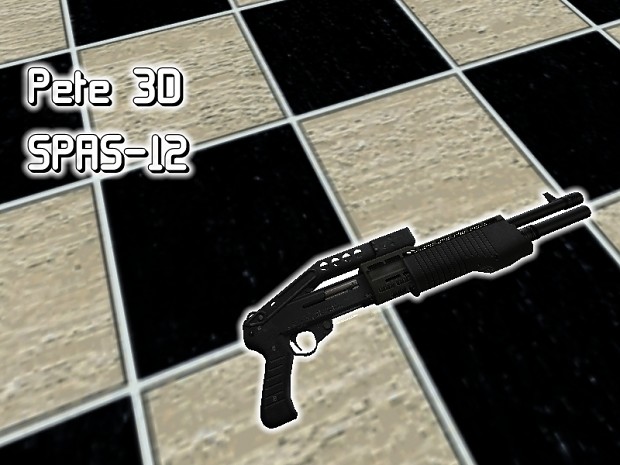 Pete3D SPAS-12 on GearBox Animation