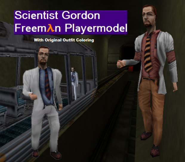 Gordon Freeman Scientist Player Model (NonColored)