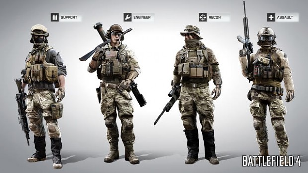 BF4 ALL SOLDIERS (US, RU, CN)