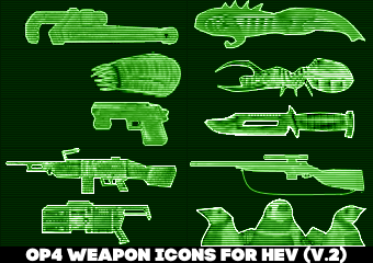 Op4 weapon icons in HEV - vol.2