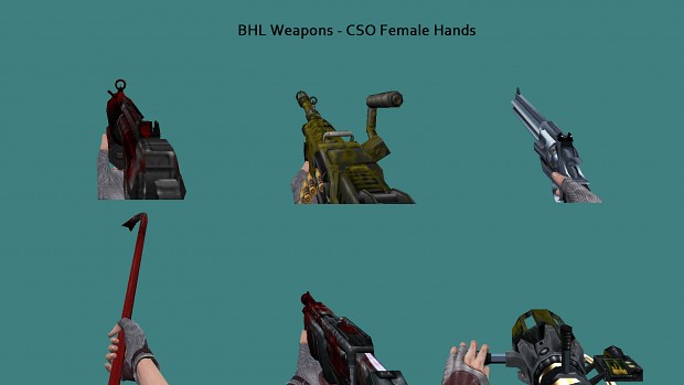 BHL Weapons - CSO Female Hands
