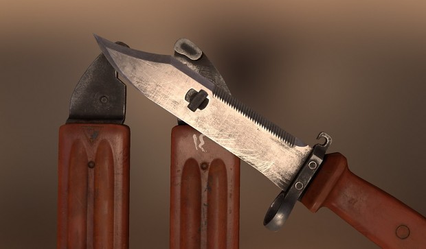 6x4 Bayonet Knife on GO Animations
