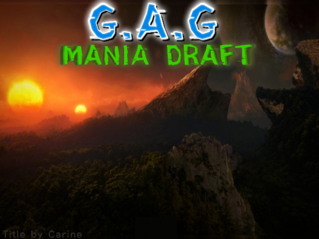 Starcraft: GAG Mania Draft v2.5.1