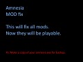 Amnesia EXE patch. Fix for ALL mods. Steam&Retail;