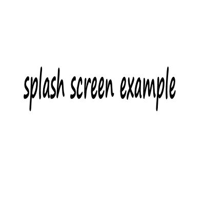 Splash screen for people using my music 01