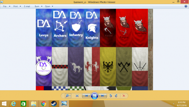 Lionhearts and Pixelated banner pack for there ser
