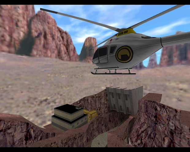 Black Mesa Helicopter set (reskinned)