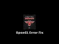 RTCW OpenGL Subsystem Error Fix