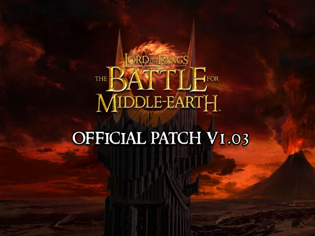 Battle for Middle-Earth v1.03 Chinese (Sim.) Patch