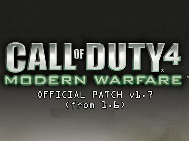 Call of Duty 4: Modern Warfare v1.7 Patch