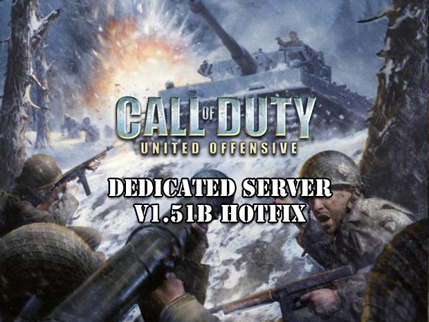 Call of Duty: United Offensive Server v1.51b Patch